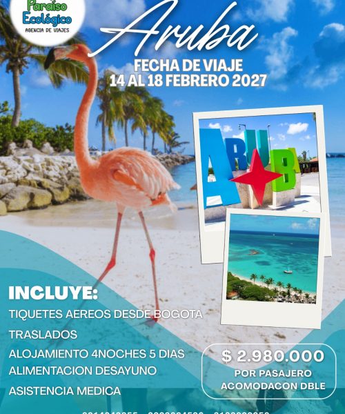 🌴☀️ ¡ARUBA TE ESTÁ ESPERANDO! 🇦🇼✨
